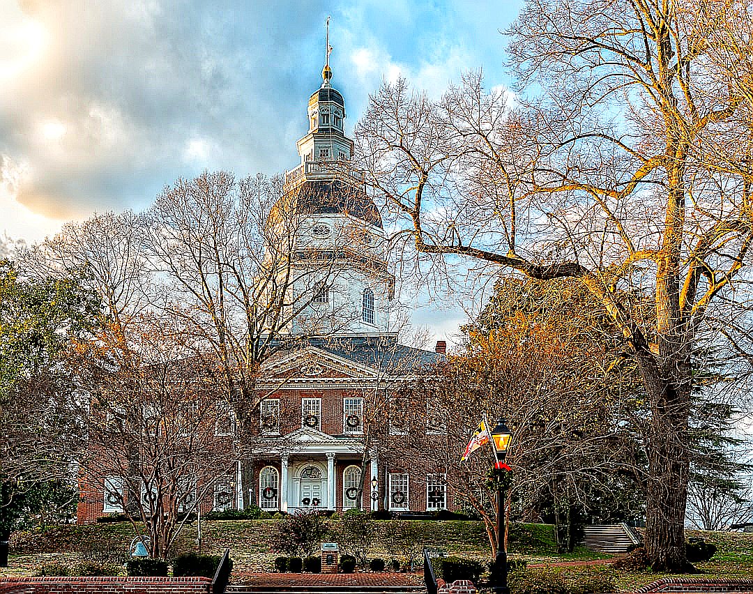 a large building with a clock tower on top of it