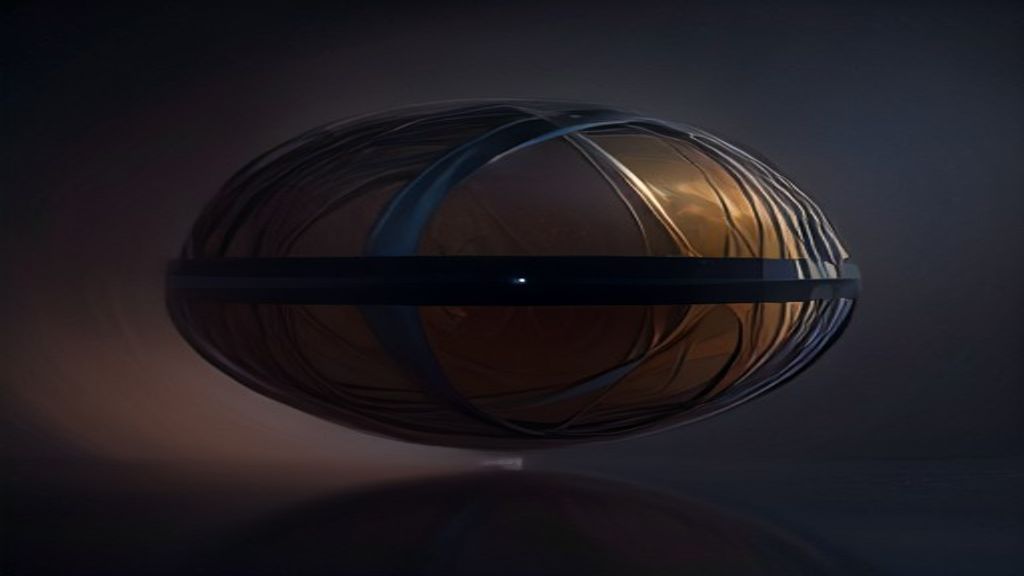 Abstract network of flowing liquid gold and silver filaments weaving themselves into a complex geometric sphere. Modern 