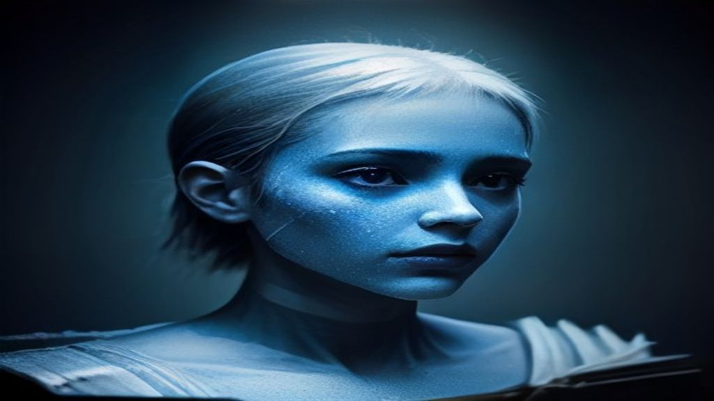 A photorealistic digital glitch effect slicing through a professional camera body. Half organic metal, half fragmented h