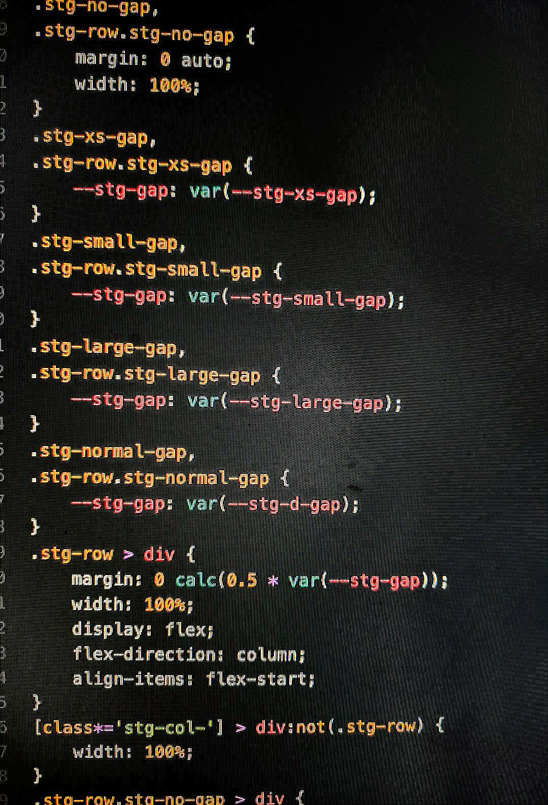 A computer screen with a bunch of text on it