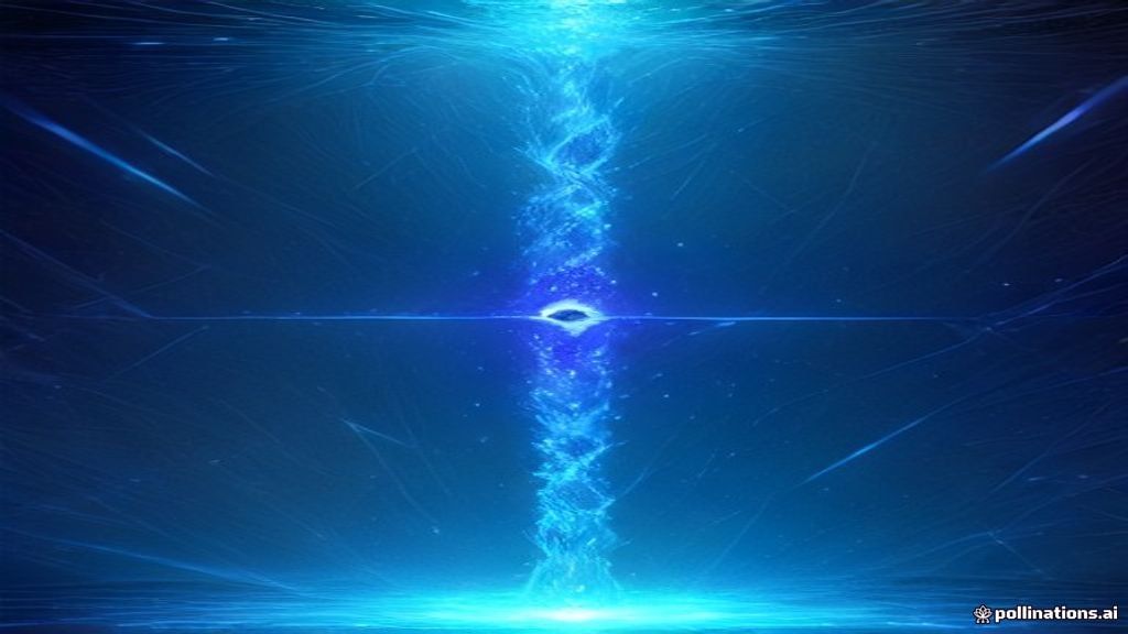 Abstract visualization of a complex neural lattice. Shimmering iridescent nodes connected by liquid light filaments. A w