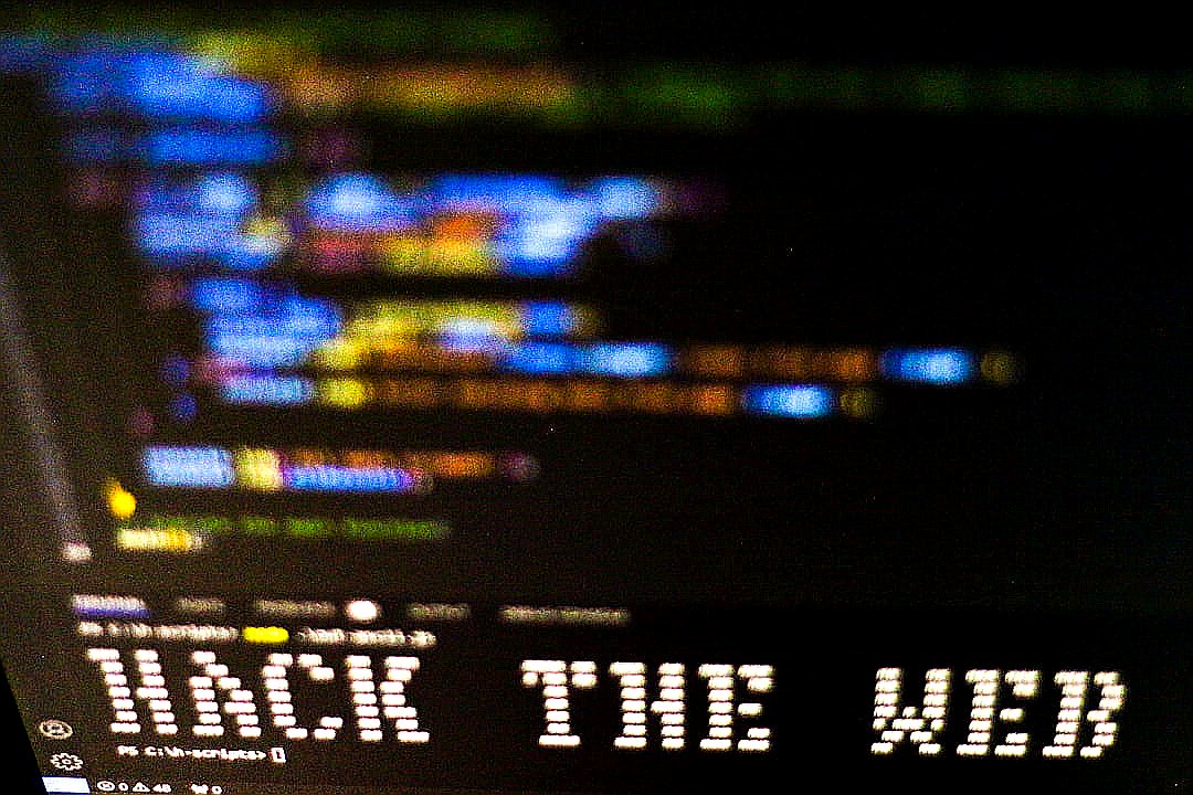A computer screen with the words back the web on it