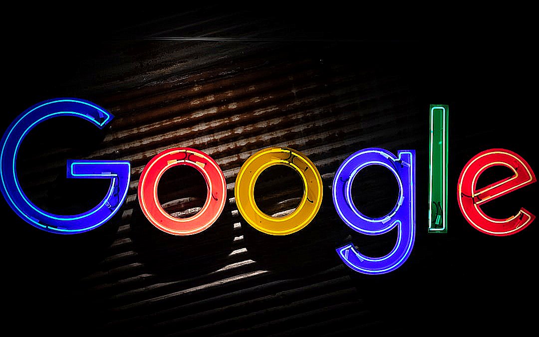 Google logo neon light signage