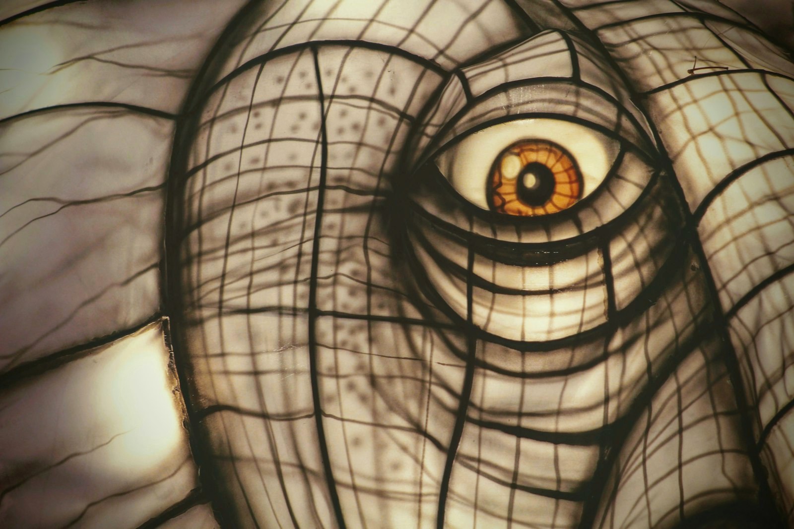 eye abstract painting