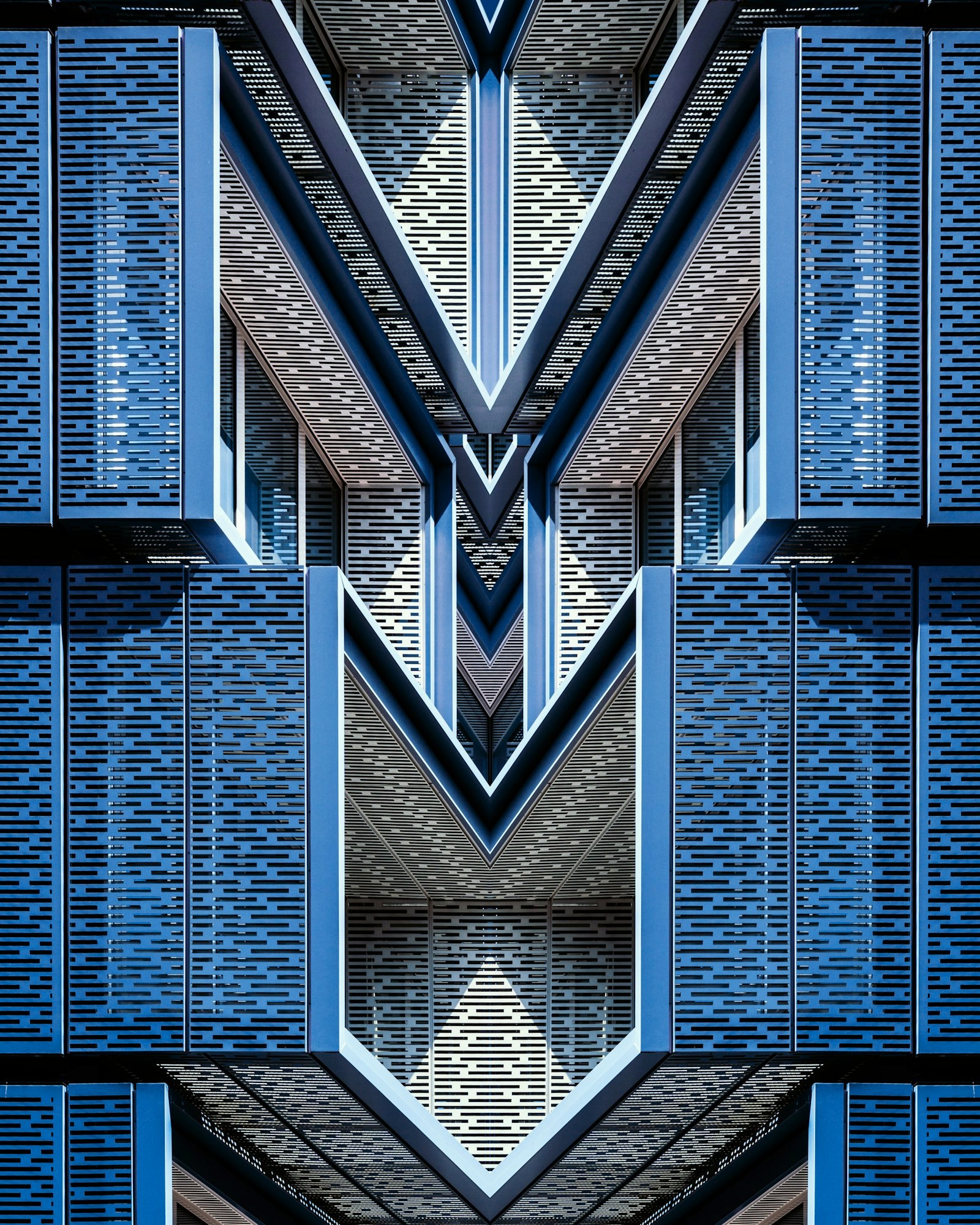 blue architectural design