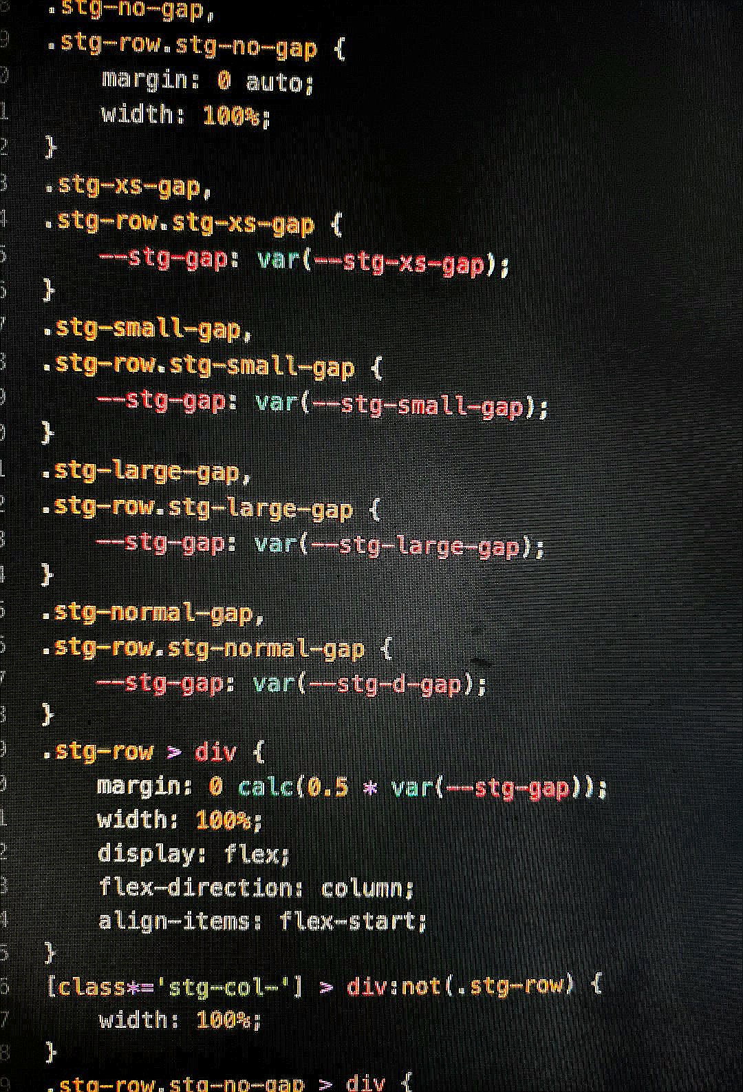 A computer screen with a bunch of text on it