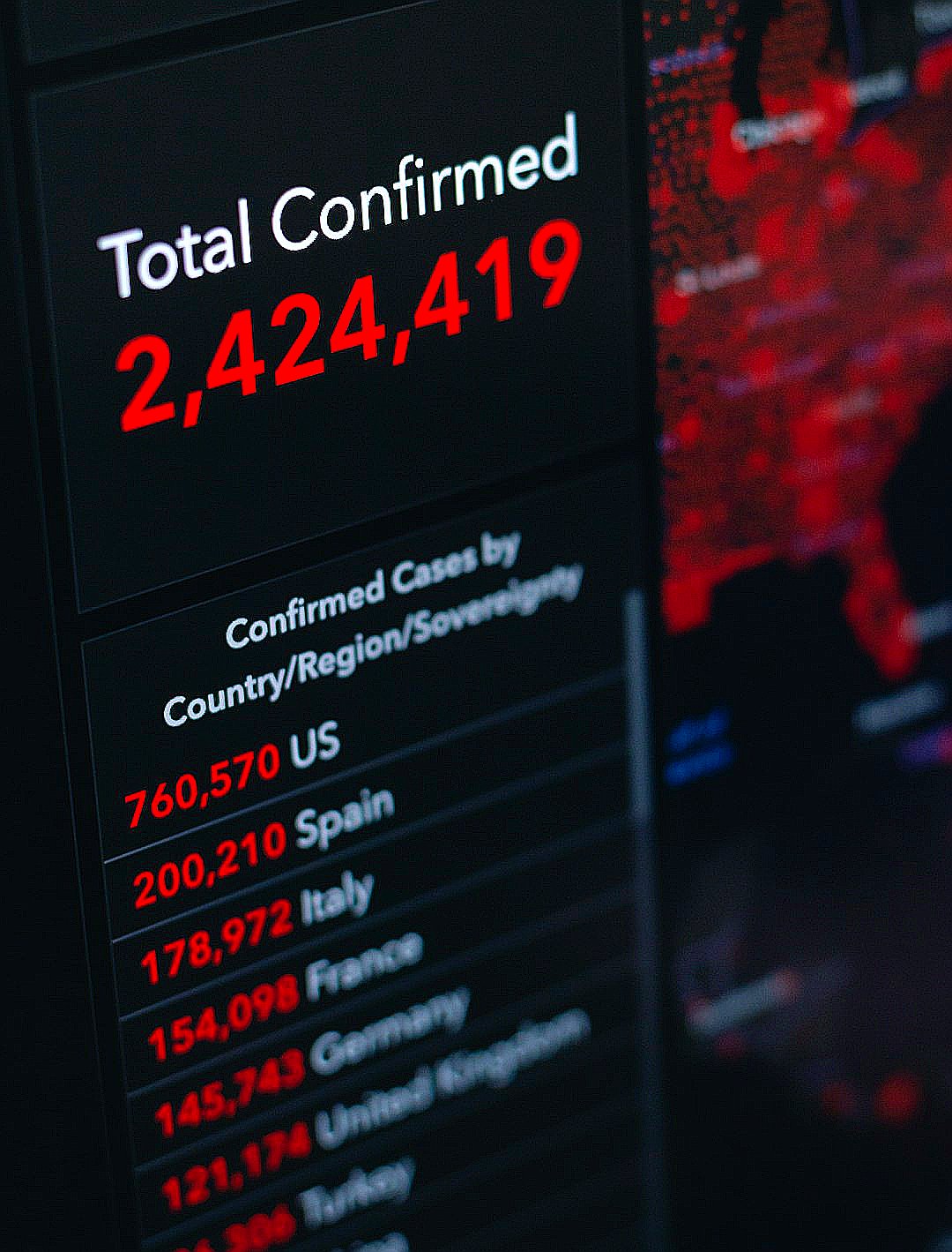 a close up of a computer screen with numbers on it