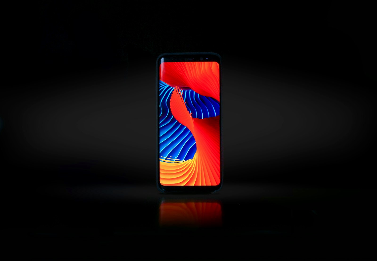 black smartphone